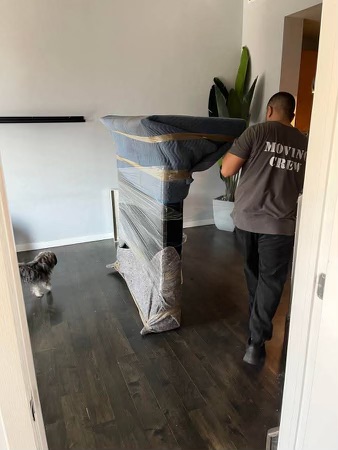 Before and after storage unit organization by Twins Moving Service in NJ