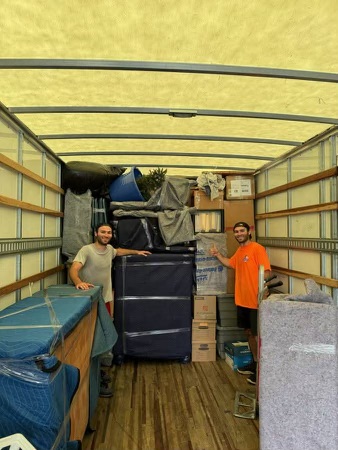 Happy customer after a successful move in New Jersey